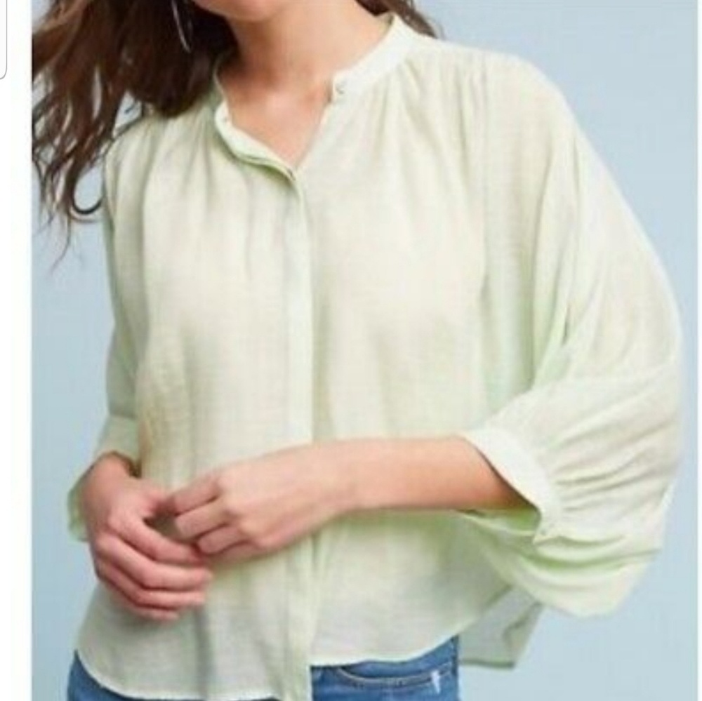 Anthropologie  Maeve  oversize dolman blouse  s